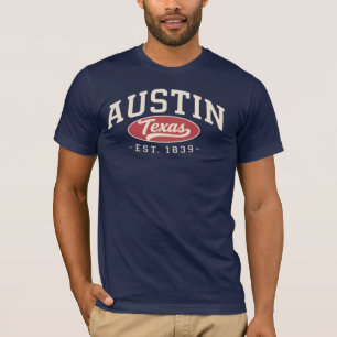 Austin Texas Est. 1839 Heritage Vintage T-Shirt