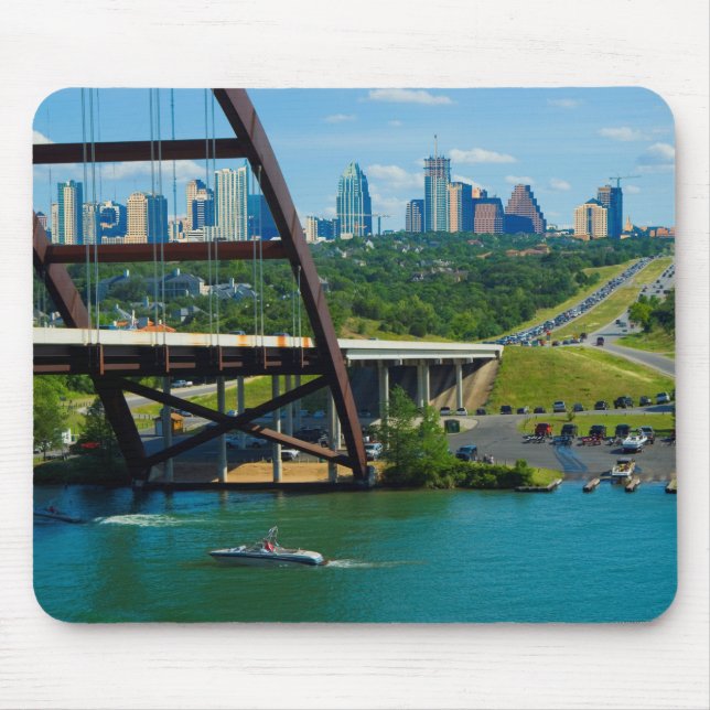 Austin, Texas from 360 Bridge Mouse Mat (Front)