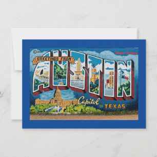 Austin, Texas Greetings Card
