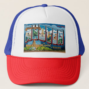 Austin, Texas Greetings Trucker Hat