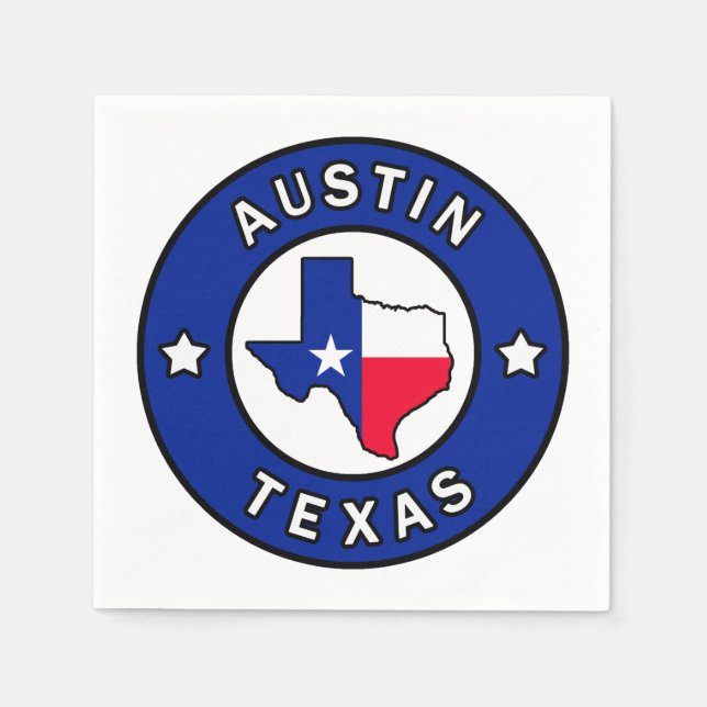 Austin Texas Napkin (Front)