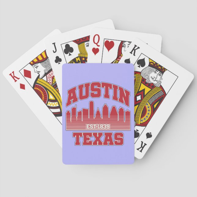 Austin,Texas Playing Cards (Back)