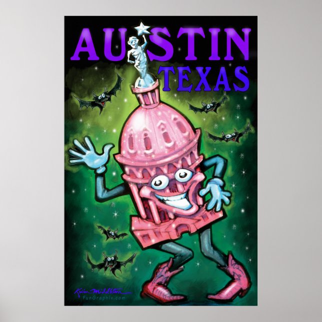 Austin Texas Poster (Front)