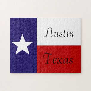 Austin Texas Poster Jigsaw Puzzle