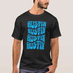 Austin Texas Retro 60s 70s Style T-Shirt