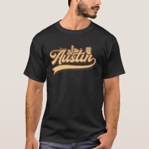 Austin Texas retro City Hometown Vintage T-Shirt