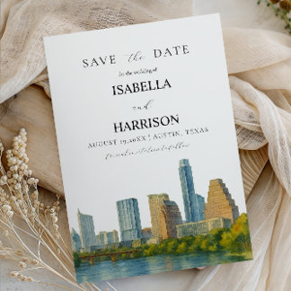 AUSTIN Texas Save the Date Template