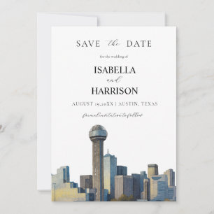 AUSTIN Texas Save the Date Template