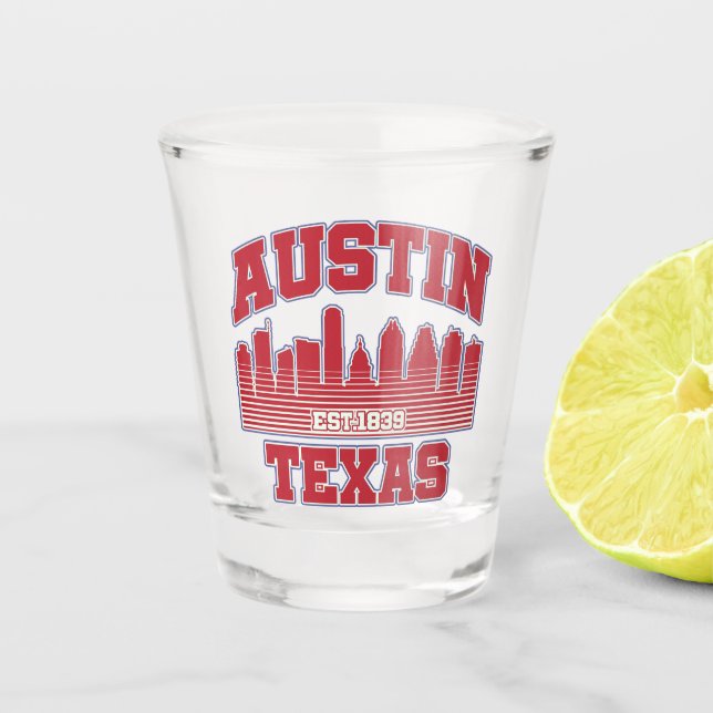 Austin,Texas Shot Glass (Front)