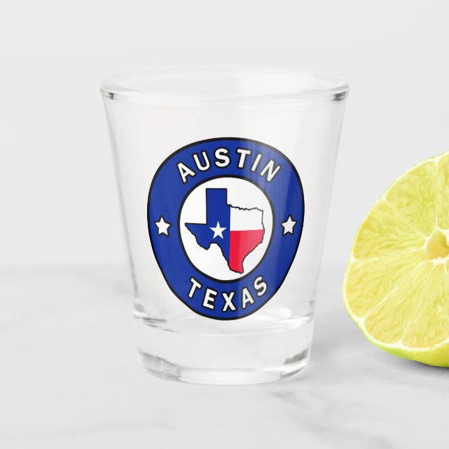 Austin Texas Shot Glass (Front)
