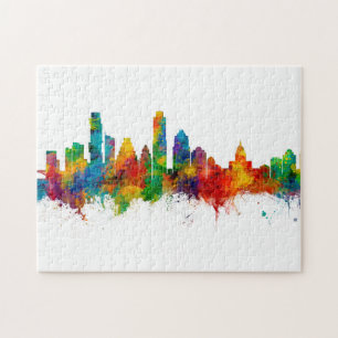 Austin Texas Skyline Jigsaw Puzzle