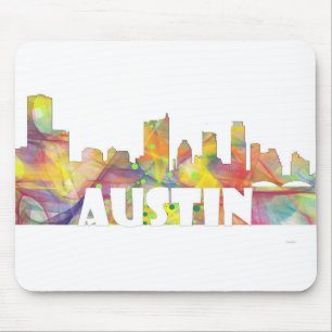 AUSTIN TEXAS SKYLINE MCLR2 MOUSE MAT