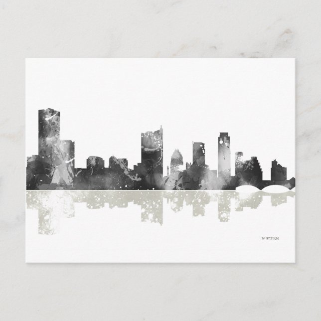 Austin Texas Skyline Postcard (Front)