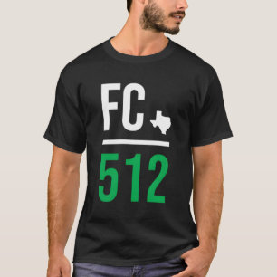 Austin Texas Soccer 512 Futbol Fan Match Day Badge T-Shirt