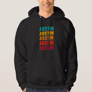 Austin Texas Souvenir Retro Vintage Austin Hoodie