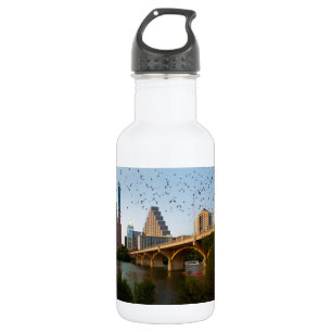 Austin, Texas with Bats 532 Ml Water Bottle
