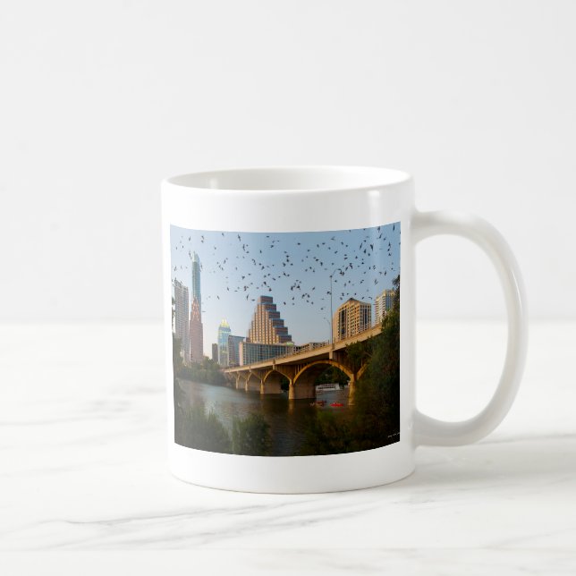 Austin, Texas with Bats Coffee Mug (Right)