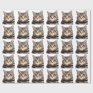 Austin The Bengal Cat Wrapping Paper