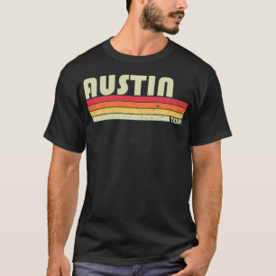 AUSTIN TX TEXAS Funny City Home Roots Gift Retro 7 T-Shirt