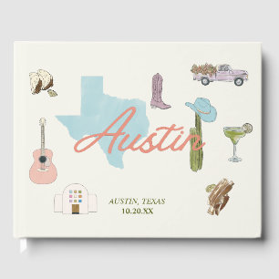 Austin, TX Wedding Guest Book