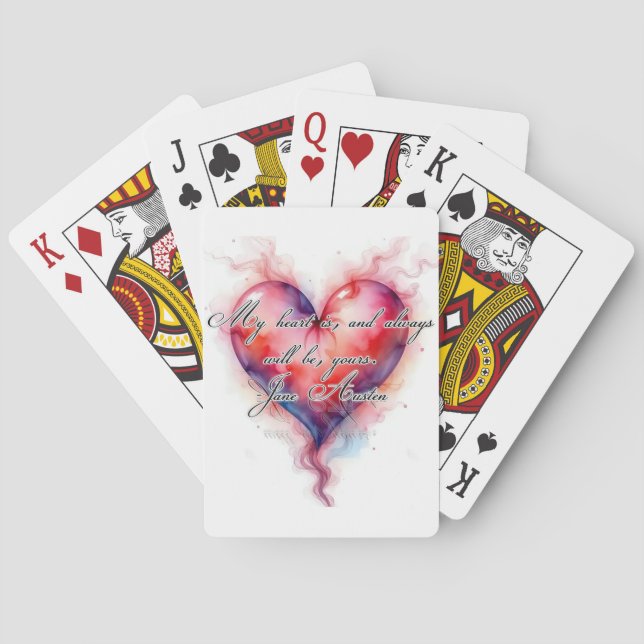 Austin's Heart  Playing Cards (Back)