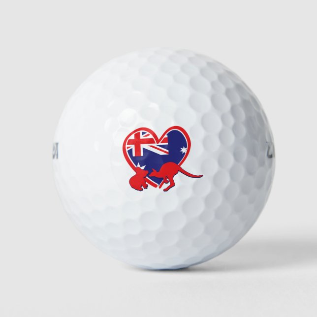 Austrailia Koala Kangaroo Golf Balls (Front)