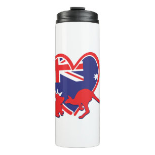 Austrailia Koala Kangaroo Thermal Tumbler