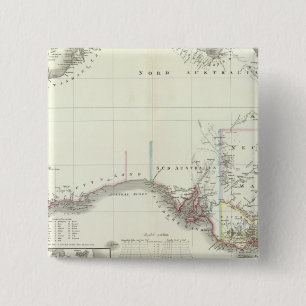 Austral-Continent 15 Cm Square Badge