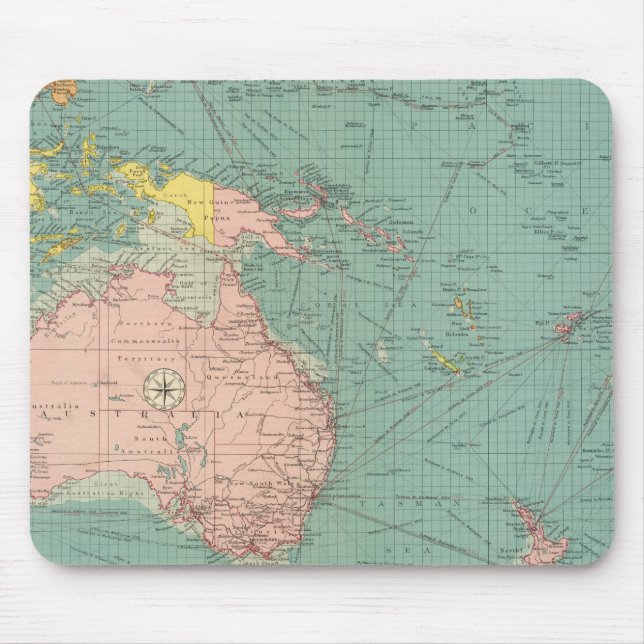 Australasian, Polynesian ports Mouse Mat (Front)