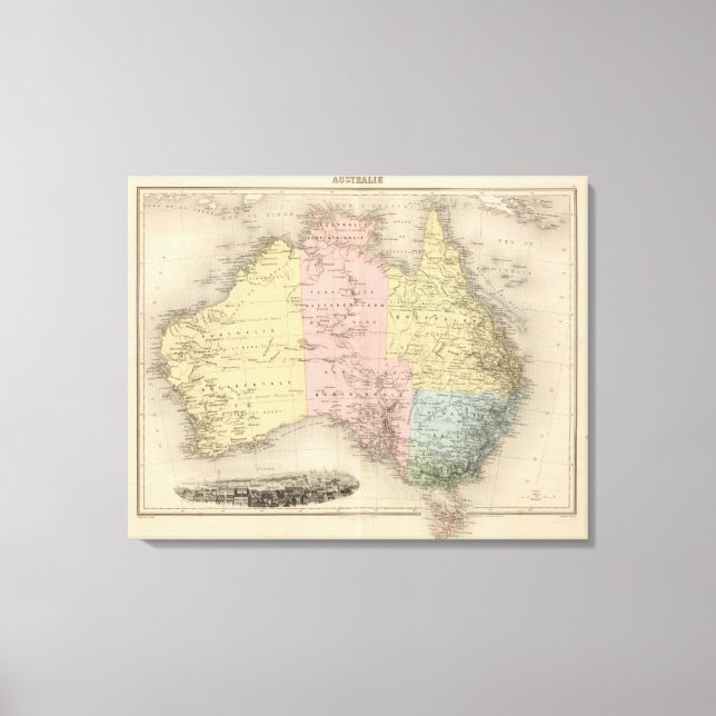 Australia 10 canvas print (Front)