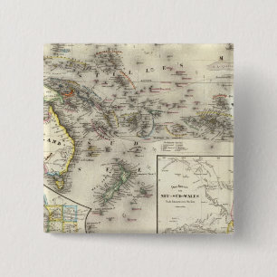 Australia 15 Cm Square Badge