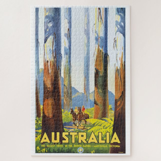AUSTRALIA 1930s VICTORIA FOREST Jigsaw Puzzle (Vertical)