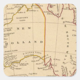 Australia 7 square sticker