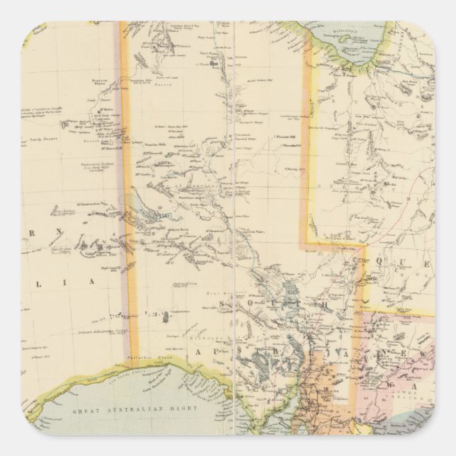 Australia 7 square sticker (Front)