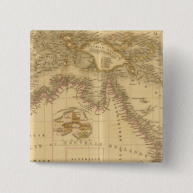 Australia 8 15 cm square badge (Front)