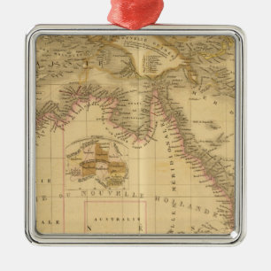 Australia 8 metal tree decoration