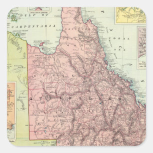 Australia 8 square sticker