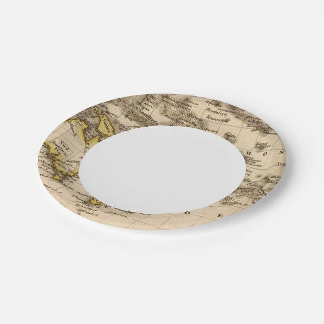 Australia 9 paper plate (Angled)