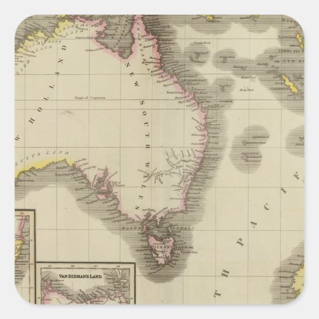 Australia 9 square sticker (Front)