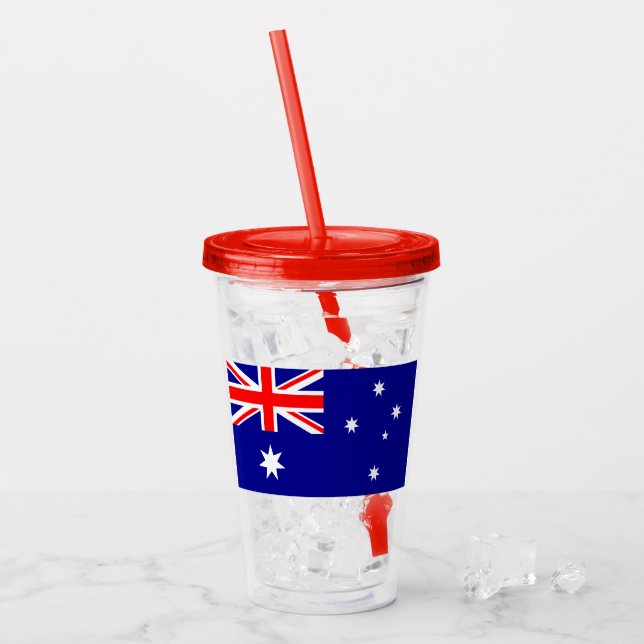 Australia Acrylic Tumbler (Front Ice)