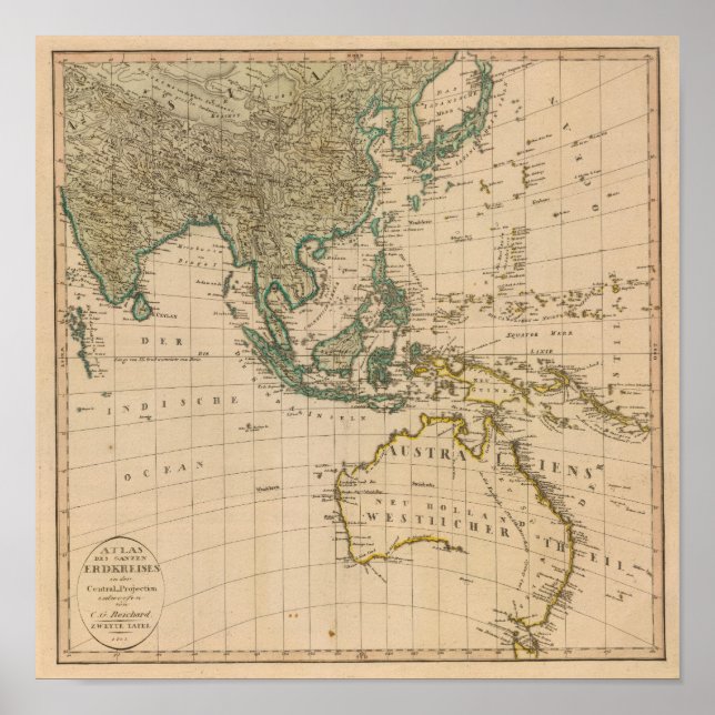 Australia and Asia Poster (Front)