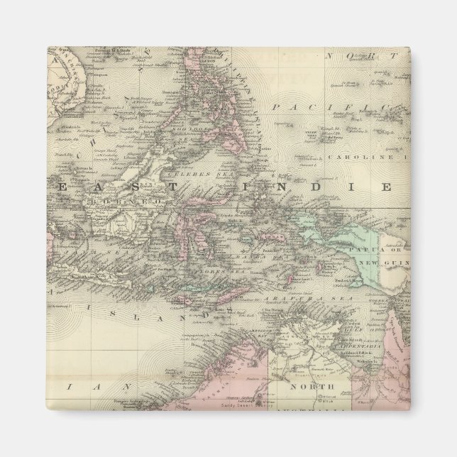 Australia and East Indies Magnet (Front)