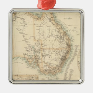 Australia and New Zealand Metal Tree Decoration
