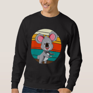 Australia Animal Zoo Keeper Koala Bear Retro Koala Sweatshirt