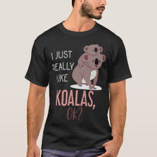 Australia Animal Zoo Keeper Koala T-Shirt