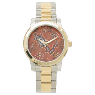 AUSTRALIA ART CROCODILE WATCH