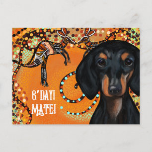 AUSTRALIA ART POSTCARD