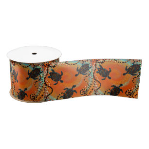 AUSTRALIA ART    SATIN RIBBON
