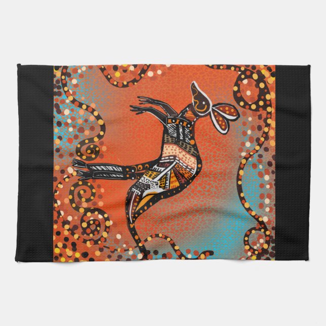 AUSTRALIA ART            TEA TOWEL (Horizontal)