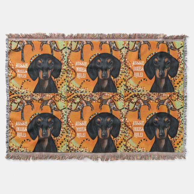 AUSTRALIA ART                   THROW BLANKET (Front)